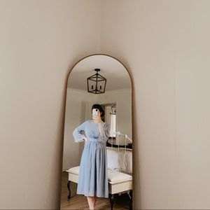 Baby blue midi dress